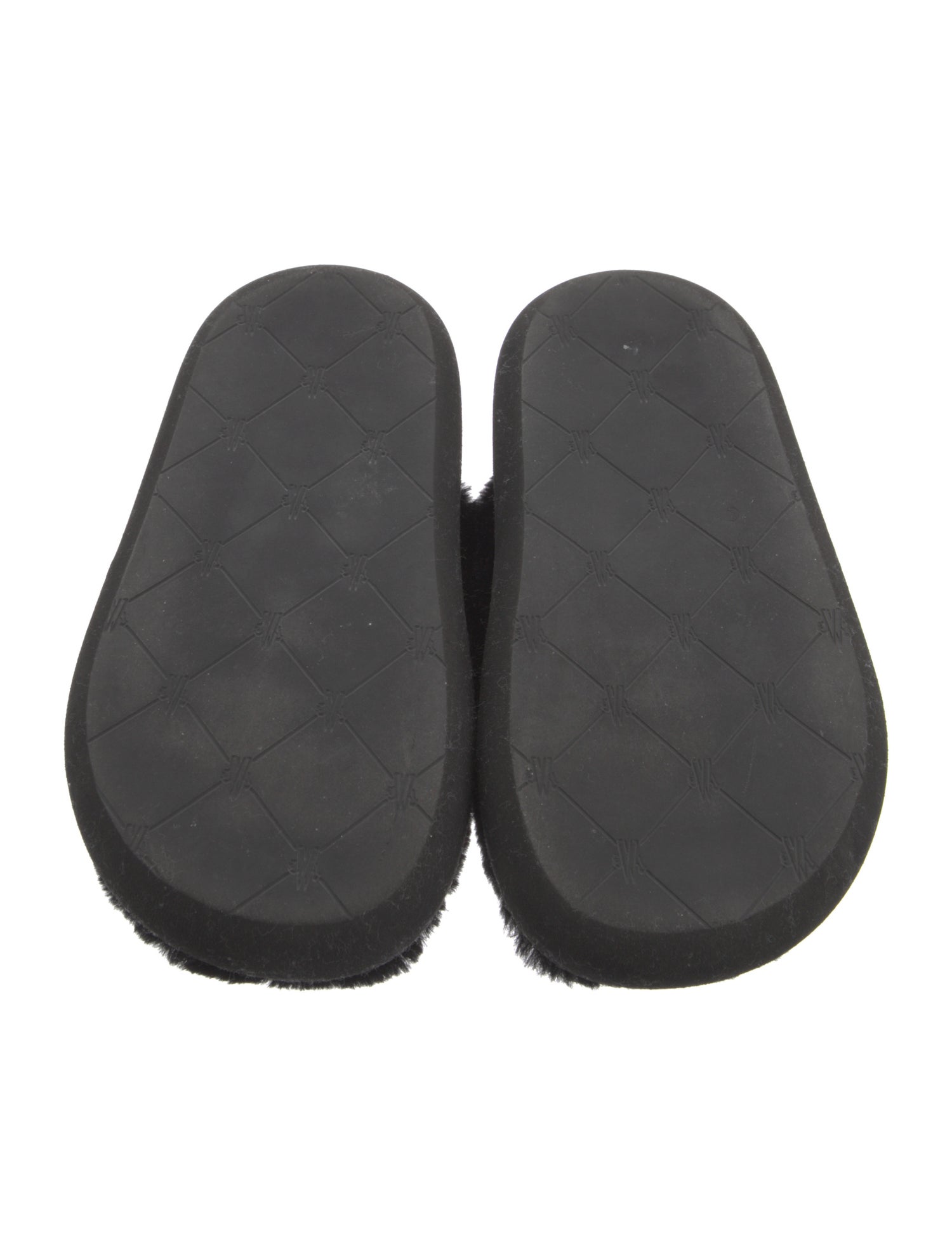 Moncler Fur Slingback Sandals